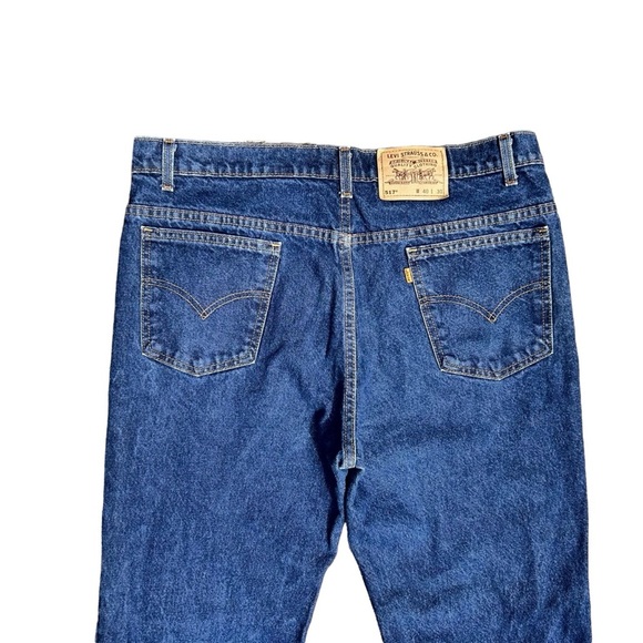 Vintage Levi's 517 Orange Tab Jeans 40 Streetwear Grunge Made In USA - Picture 6 of 10